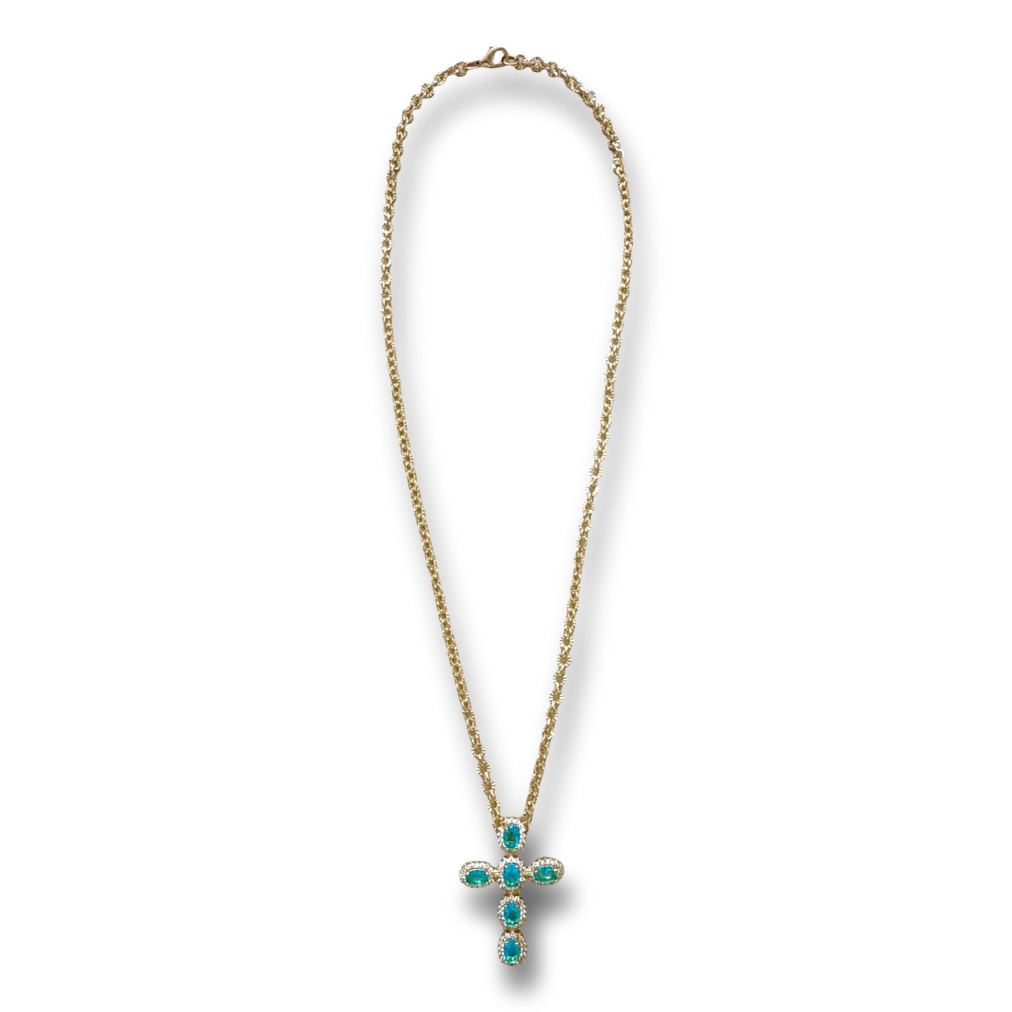 Crystal Cross Necklace