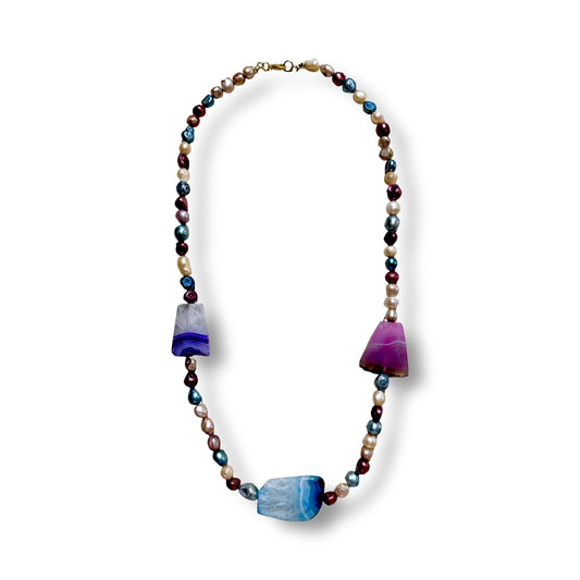 Pearl and Crystal Necklace