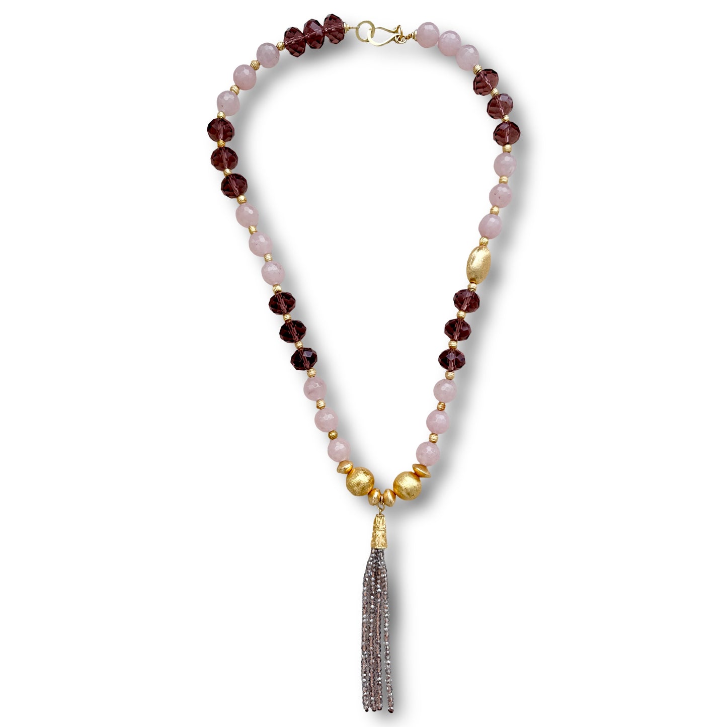 Rose Crystal Necklace