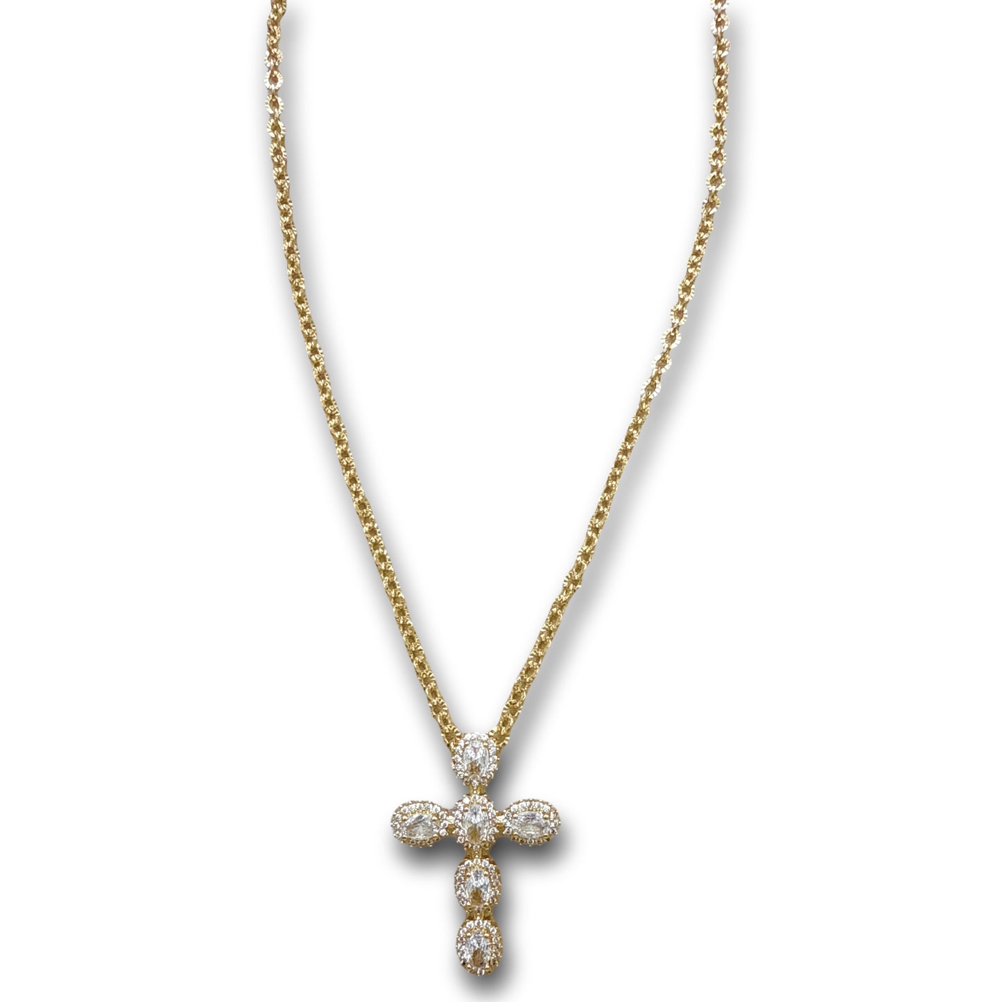 Crystal Cross Necklace