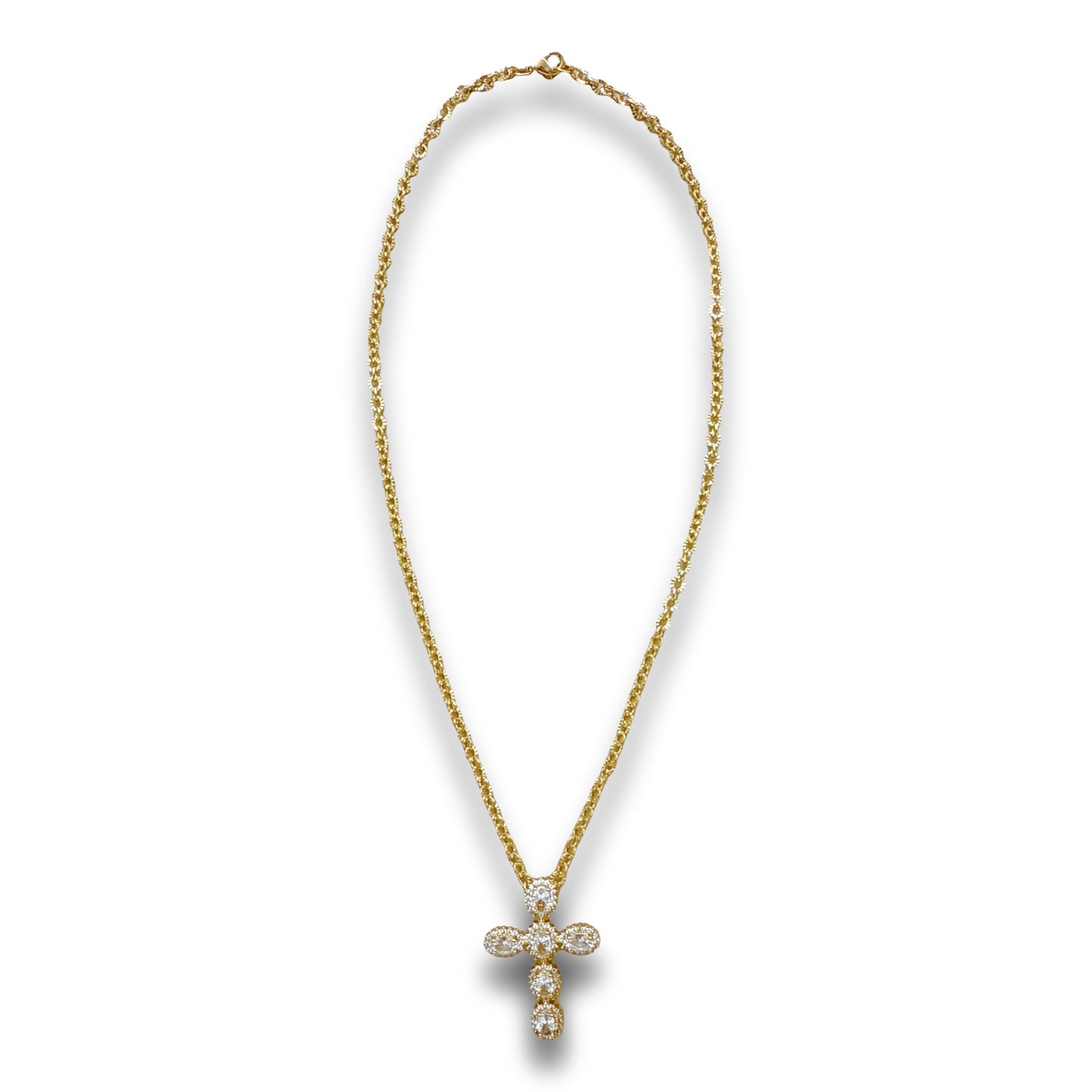 Crystal Cross Necklace