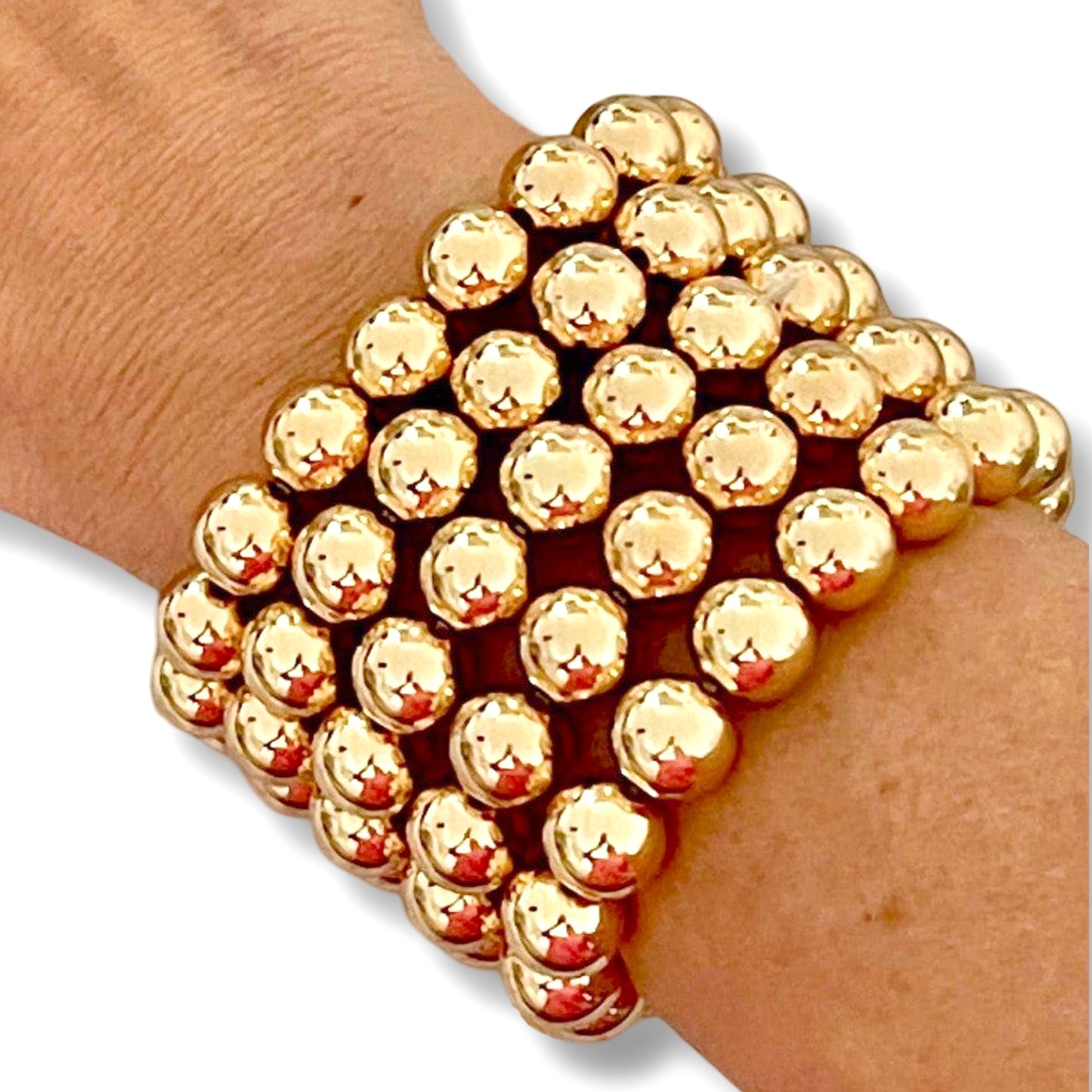 Gold Balls Elastic Bracelet