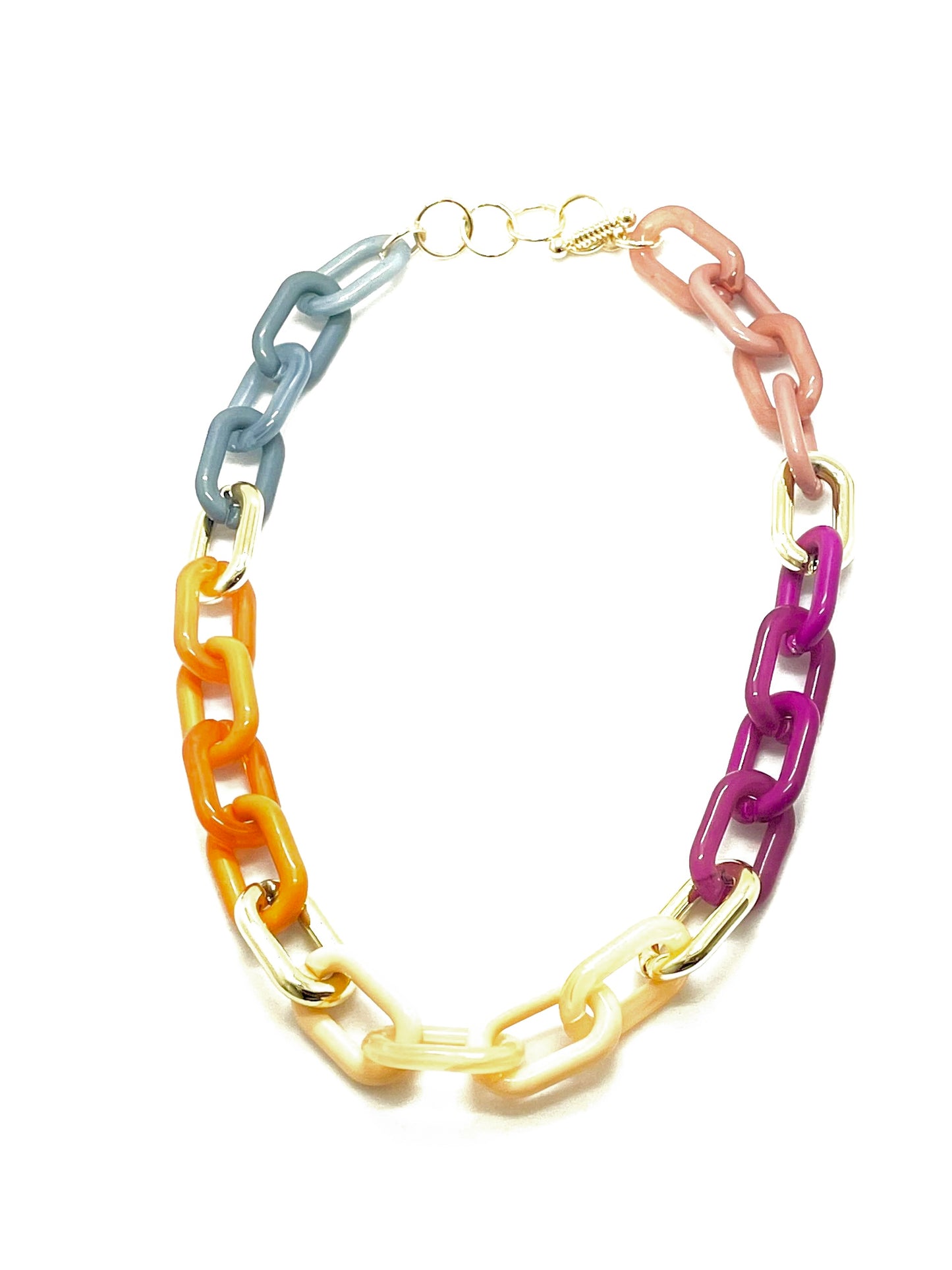 Weightless Acrylic Links Necklace