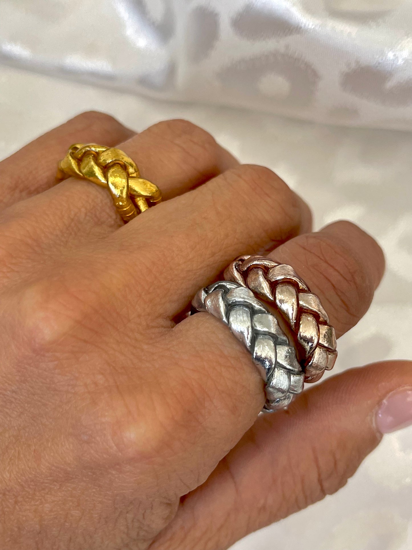 Bless Braided All-Weather Rings