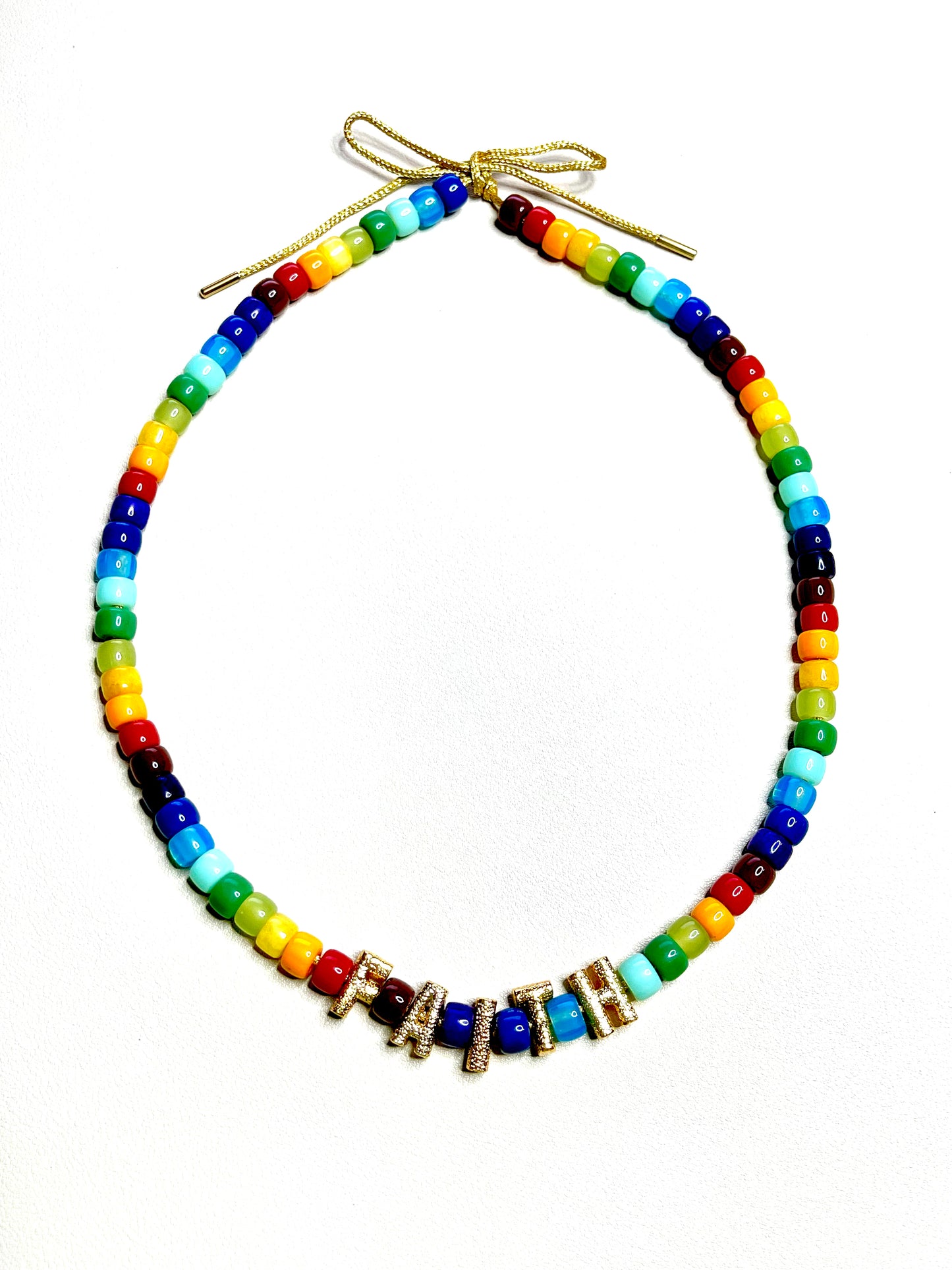 Colorful Crystal Beads Trends Necklace