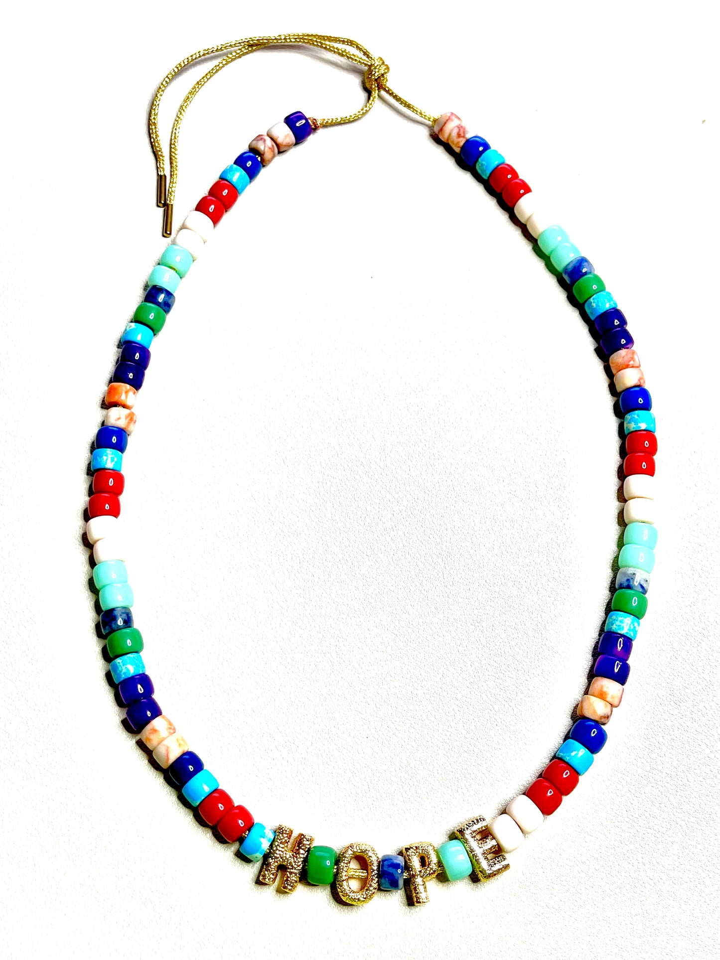 Colorful Crystal Beads Trends Necklace
