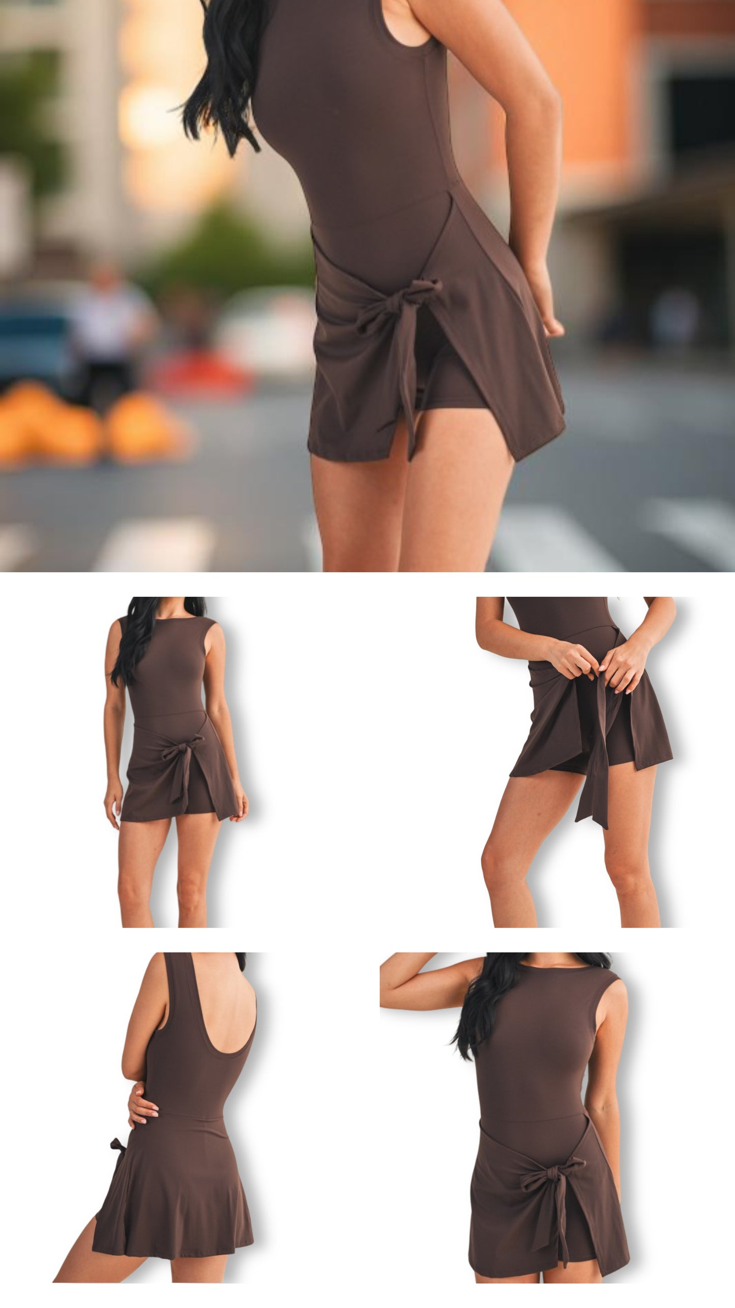 Tie-Wrap Romper