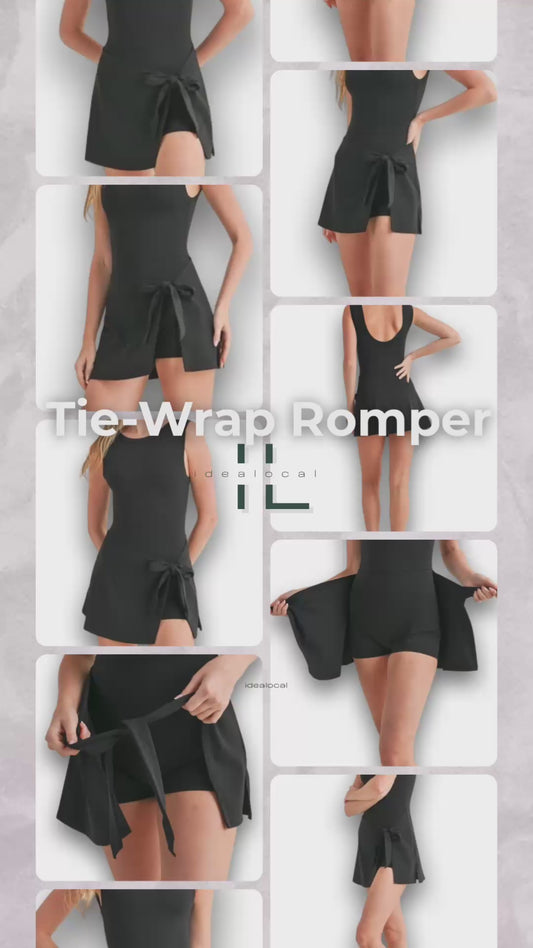 Tie-Wrap Romper