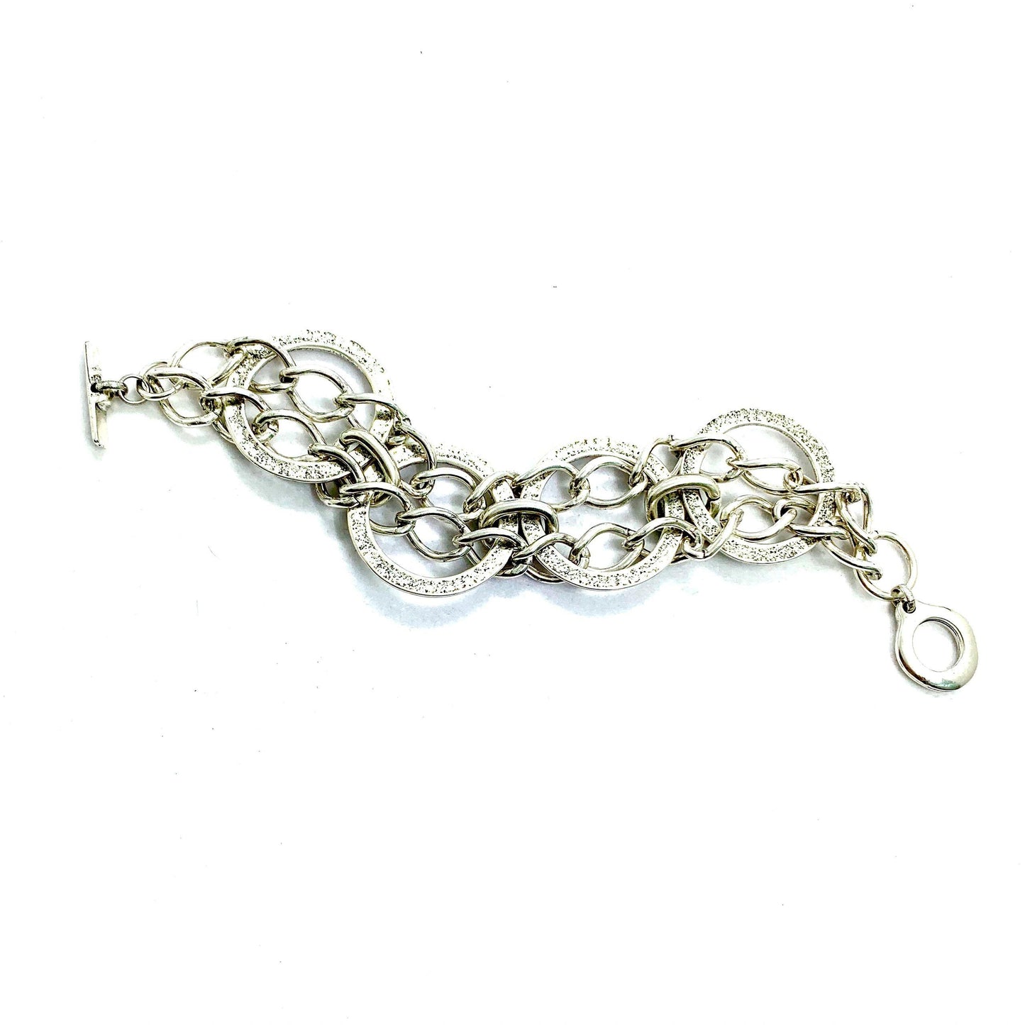Olé Silver Chains Bracelet