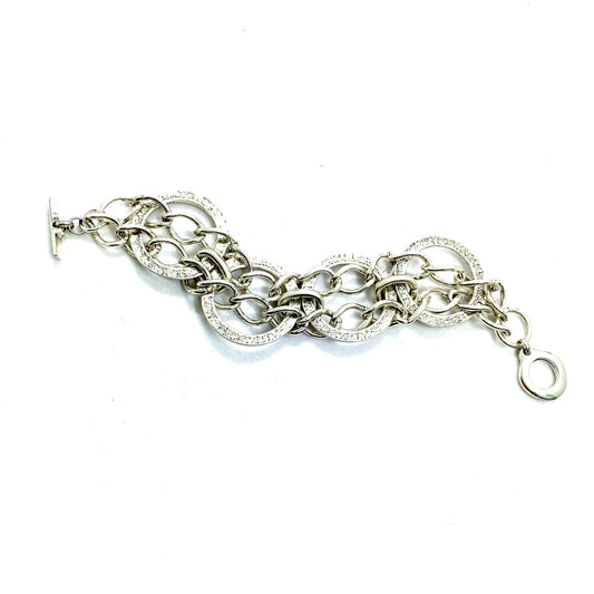 Olé Silver Chains Bracelet