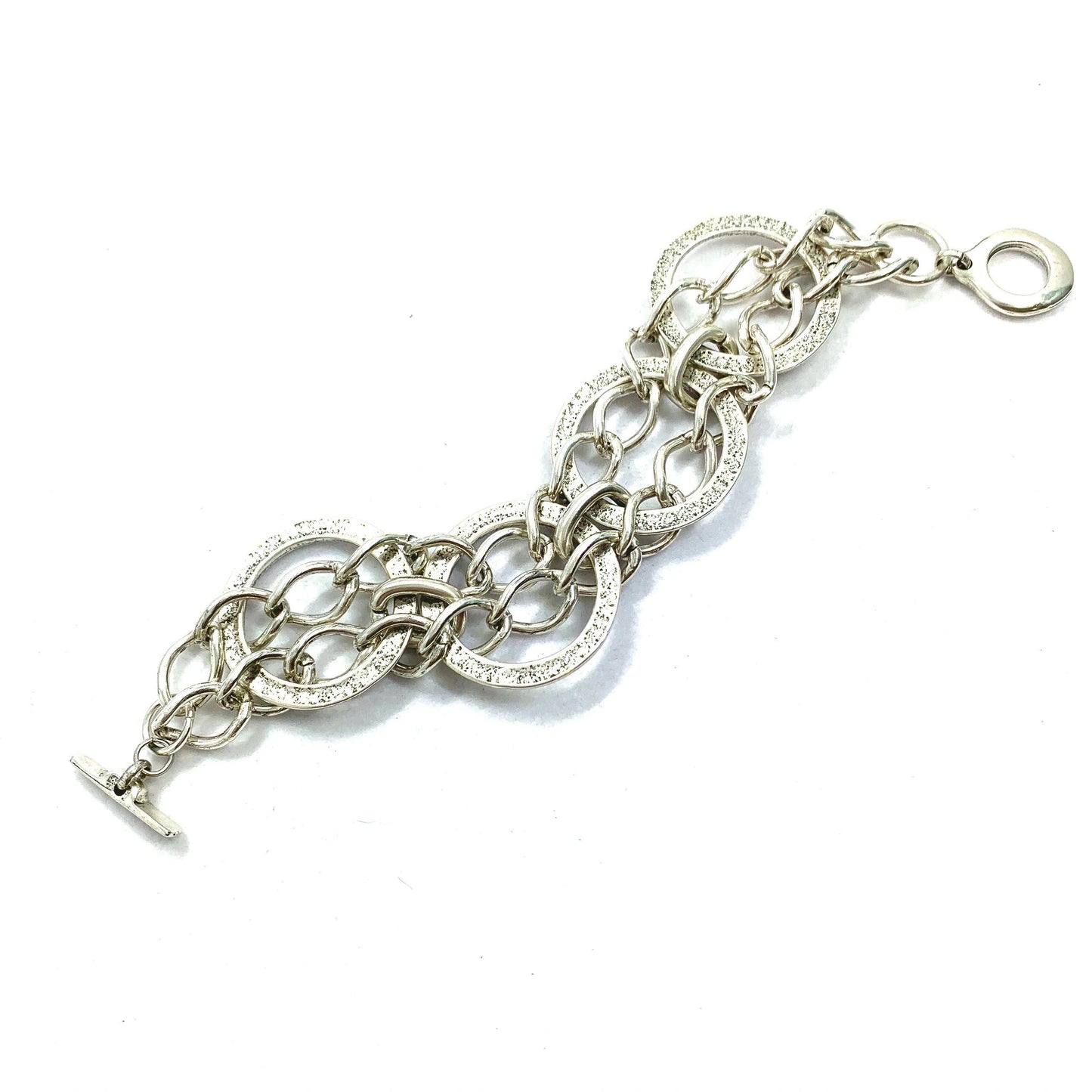 Olé Silver Chains Bracelet