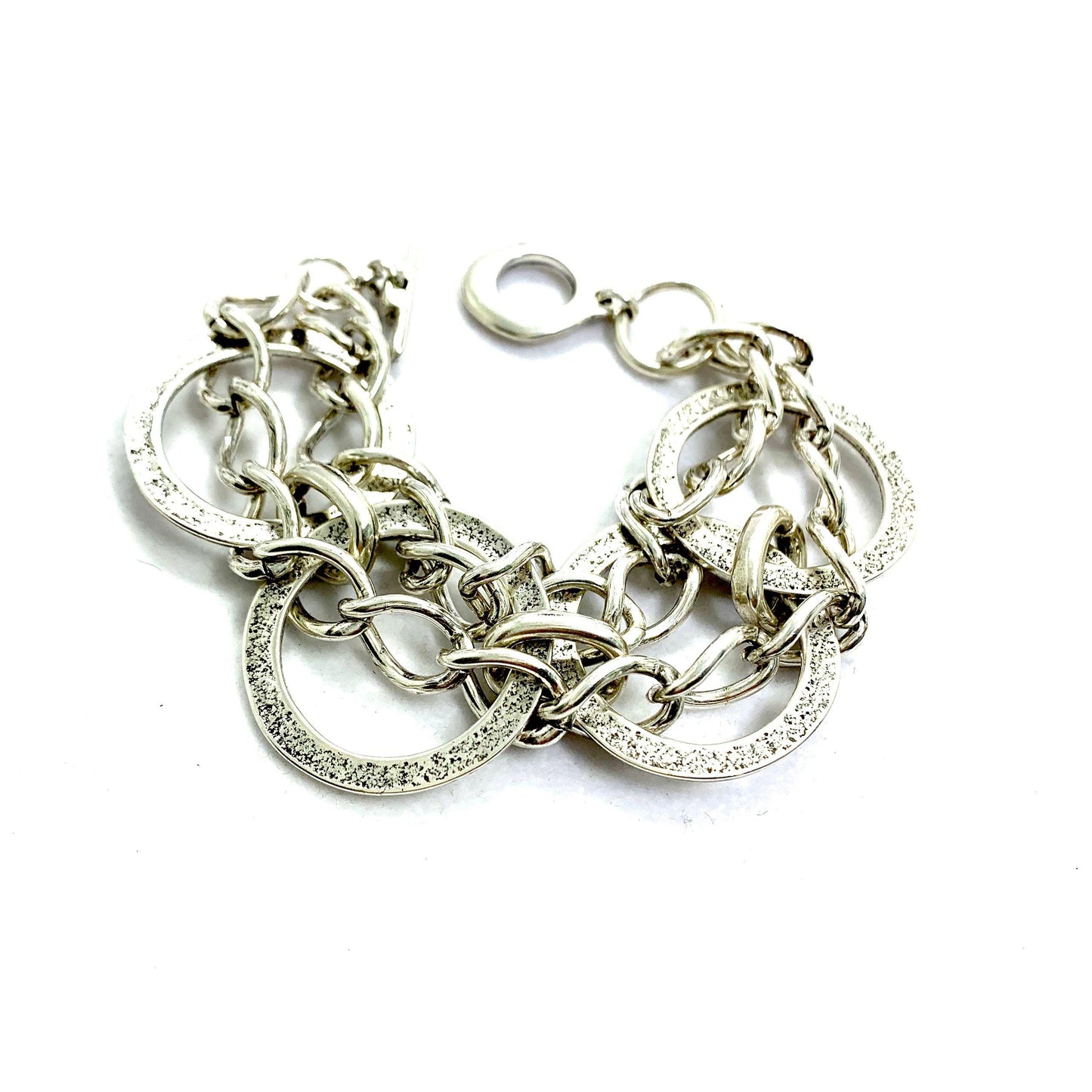 Olé Silver Chains Bracelet
