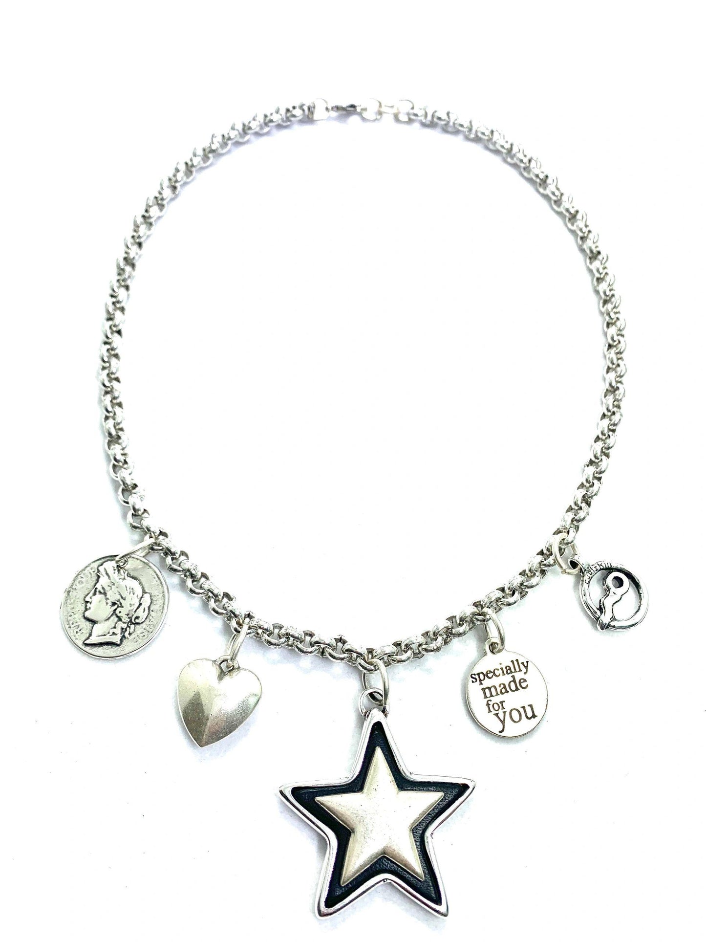 Coolskin Stars, Coins and Love Necklace