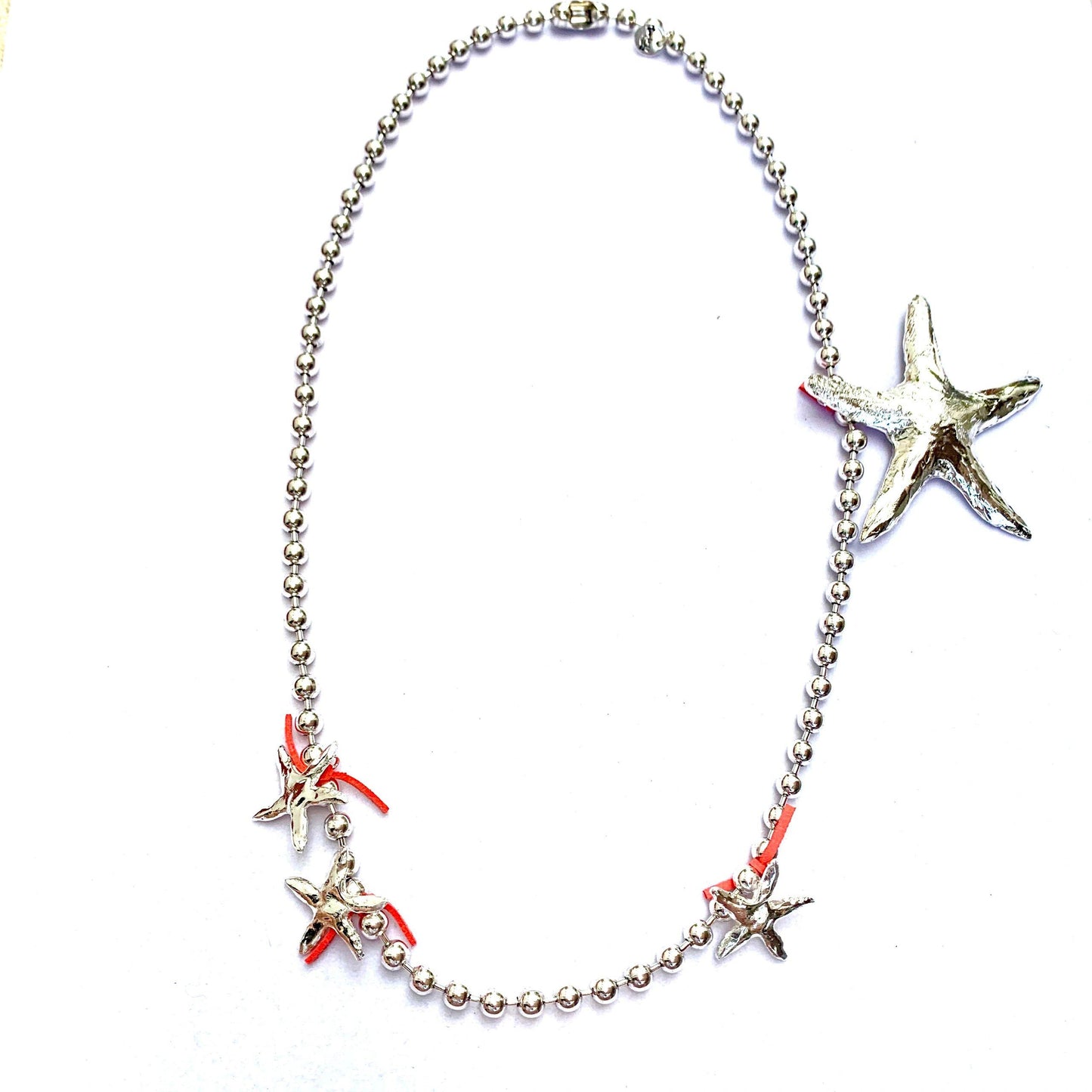 Tra-La-Rá Sea Star Coral Long Necklace