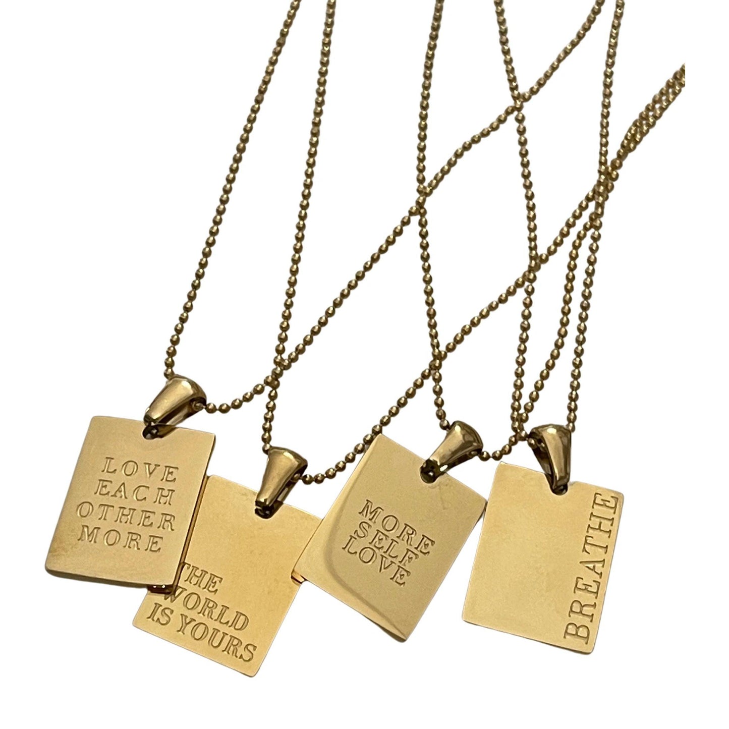 Letters to You - Engraved Necklace