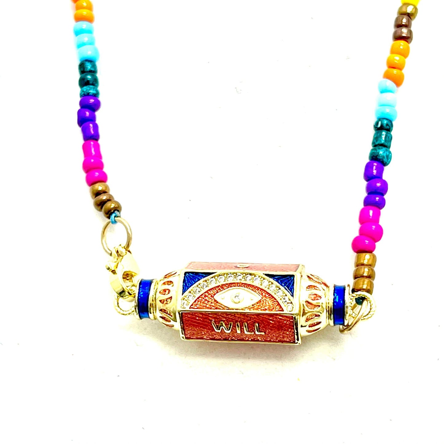 Invocate Will Power Box Colorful Necklace