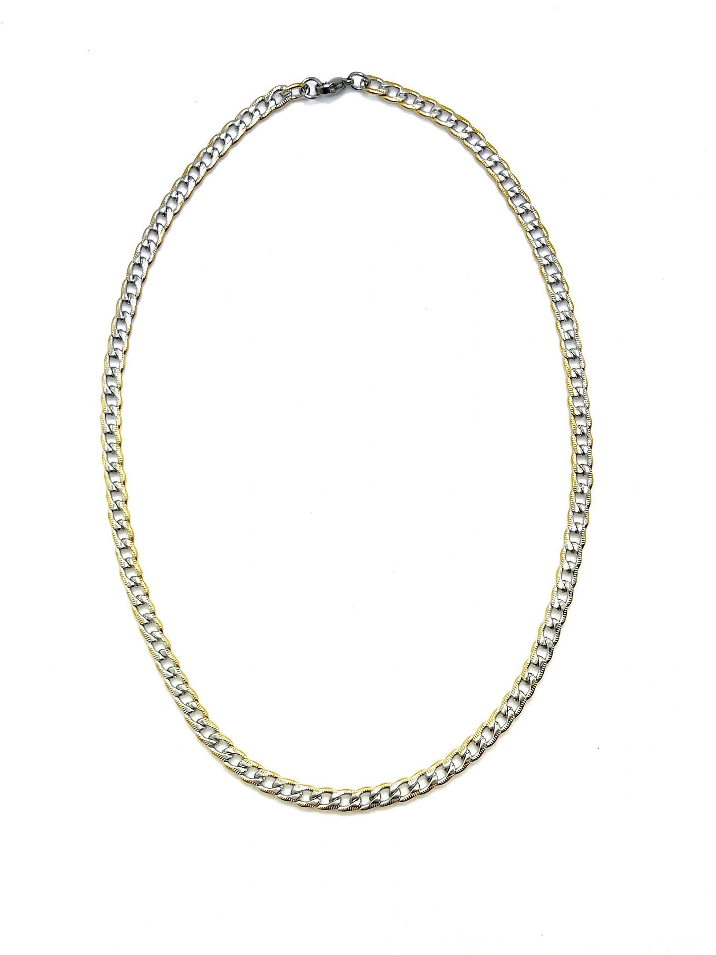 Two-Tone Stainless Steel Necklace