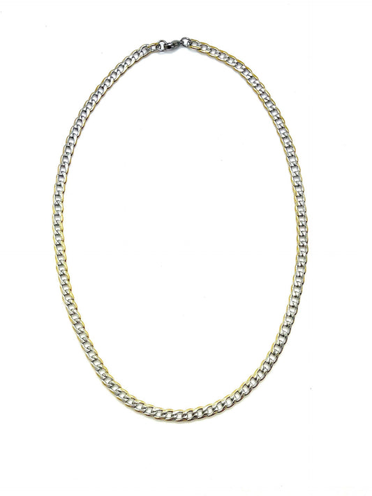 Two-Tone Stainless Steel Necklace