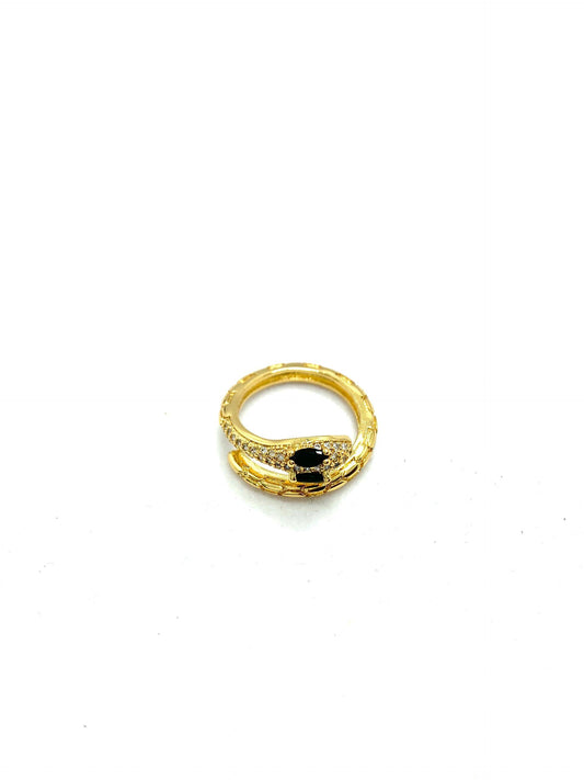 Black Eyed Snake Ring