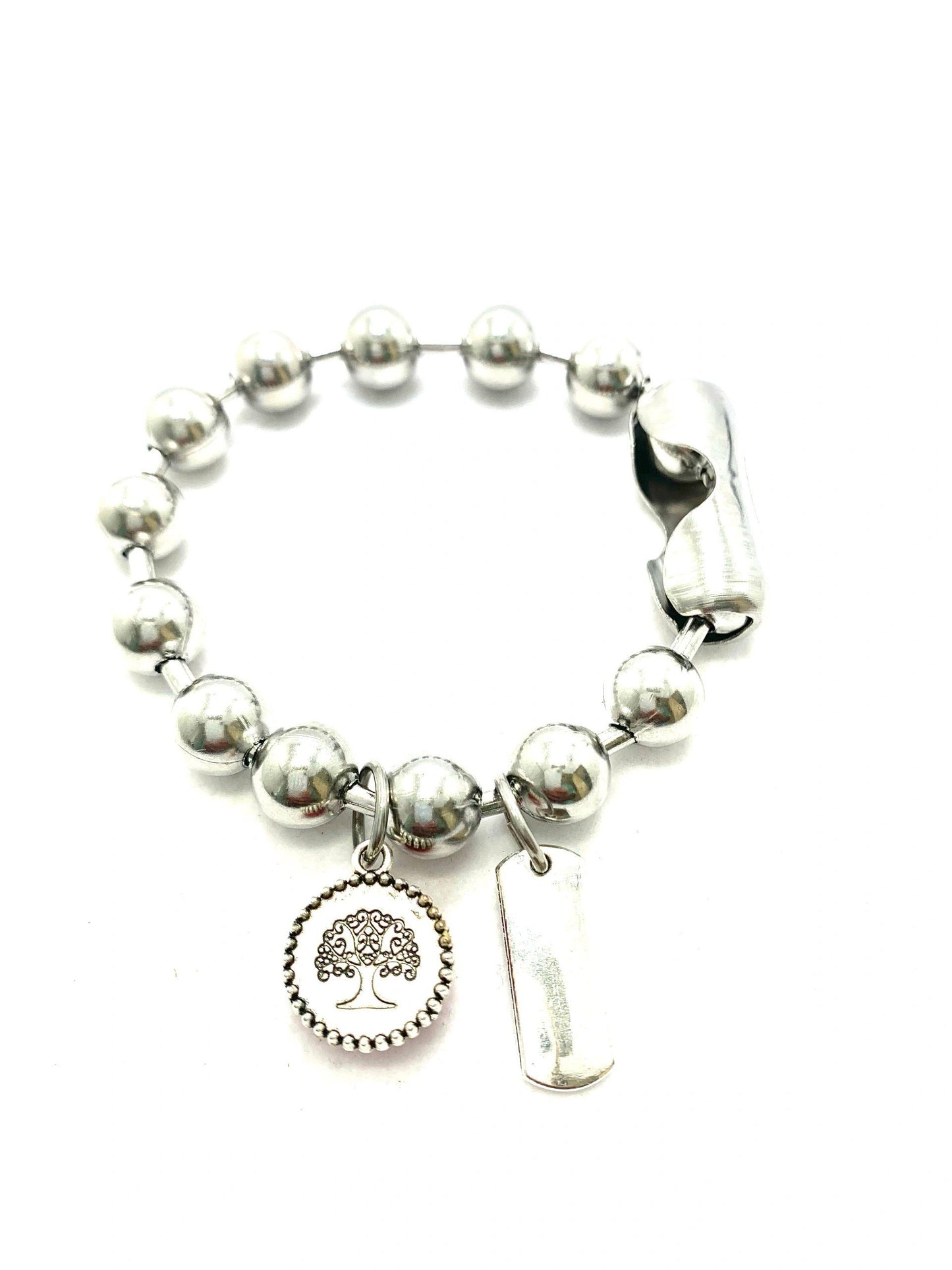 Silver Intention Bracelet