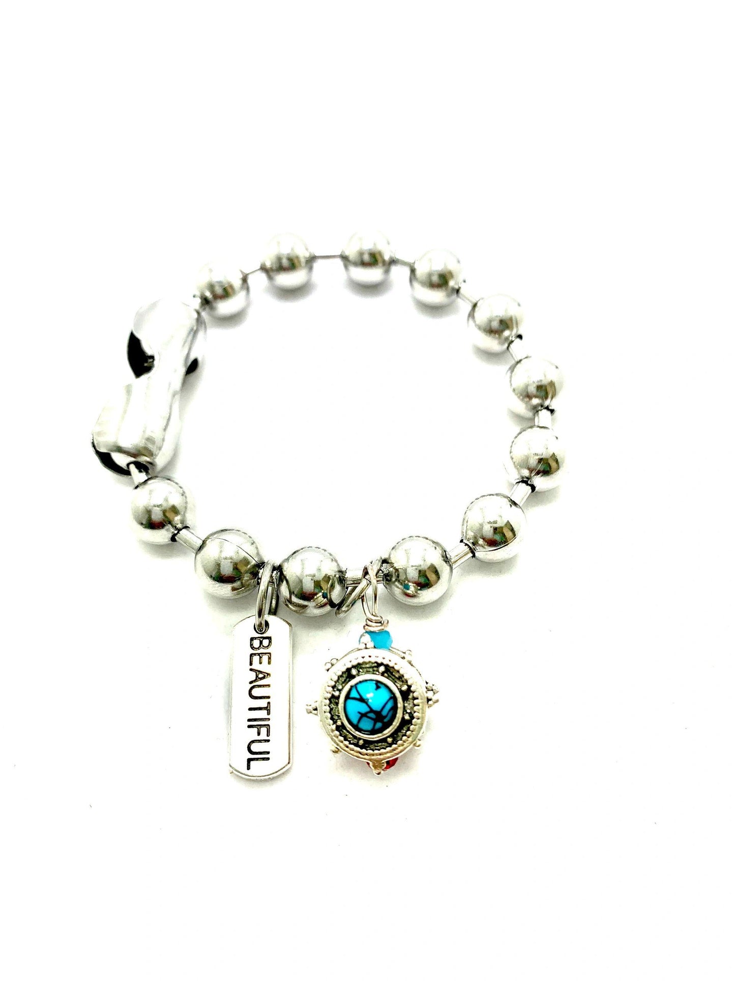 Silver Intention Bracelet