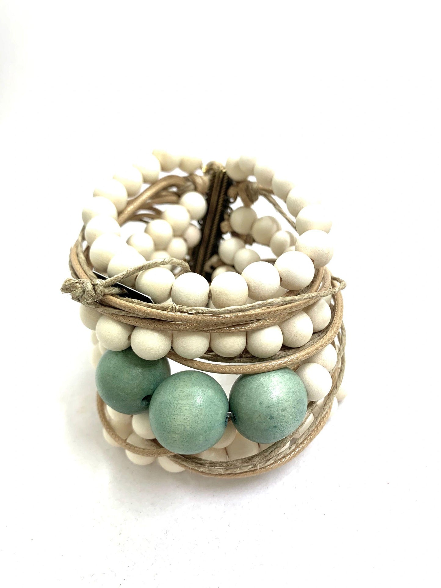 Natural Coconut Afrostyle Greek Designer Bracelet