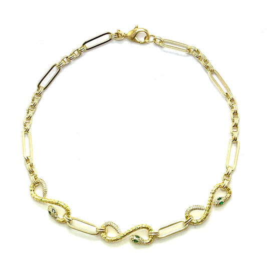 Infinite Protection Snake Necklace