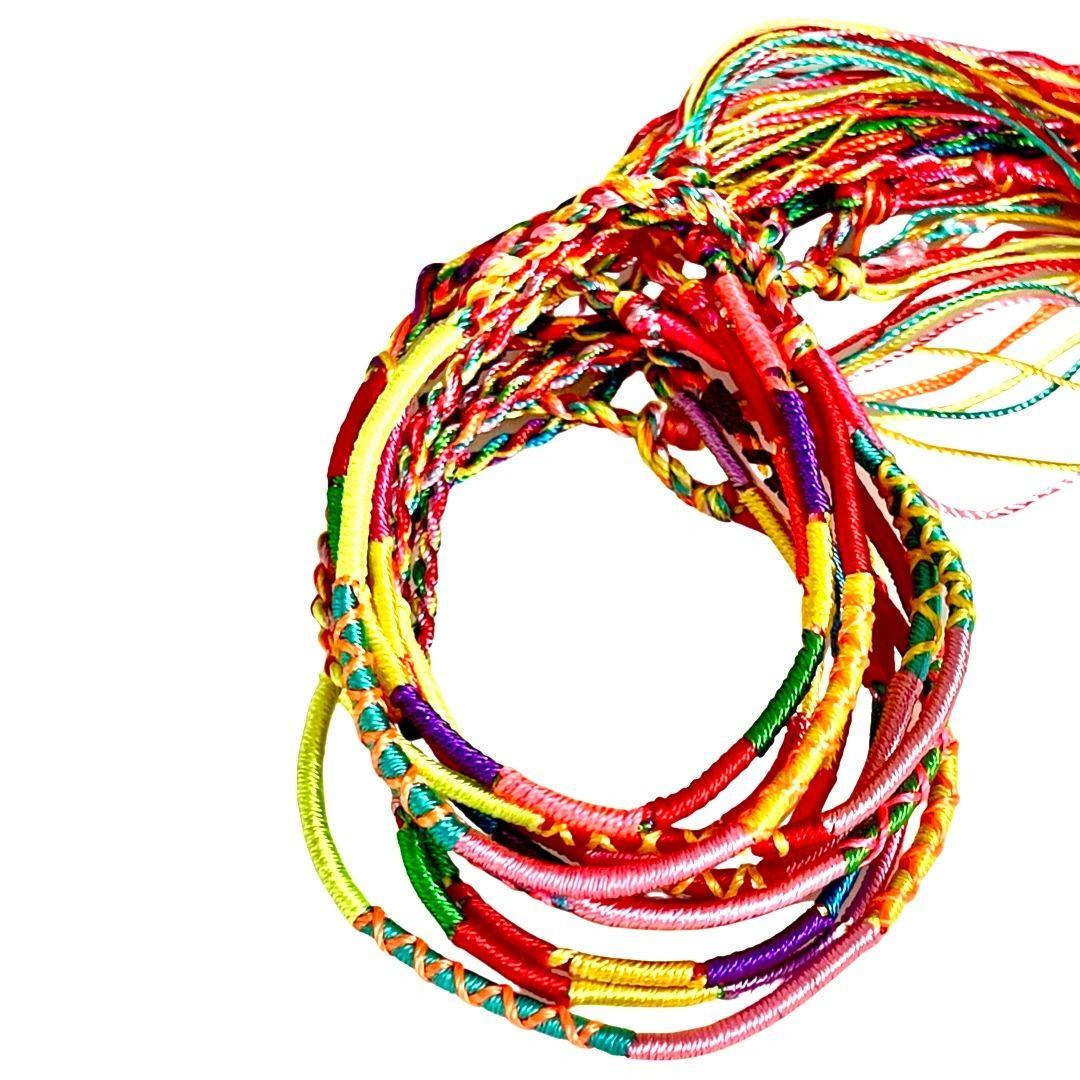 Neon Cords Bracelets - Anklets Set