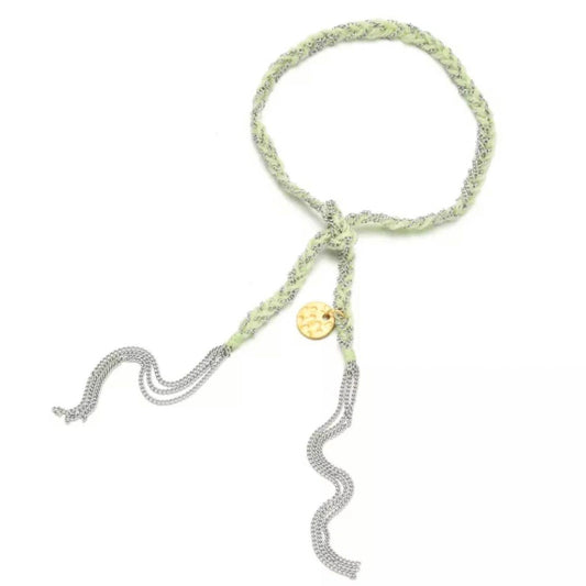 Elements Braided Silver Bracelet