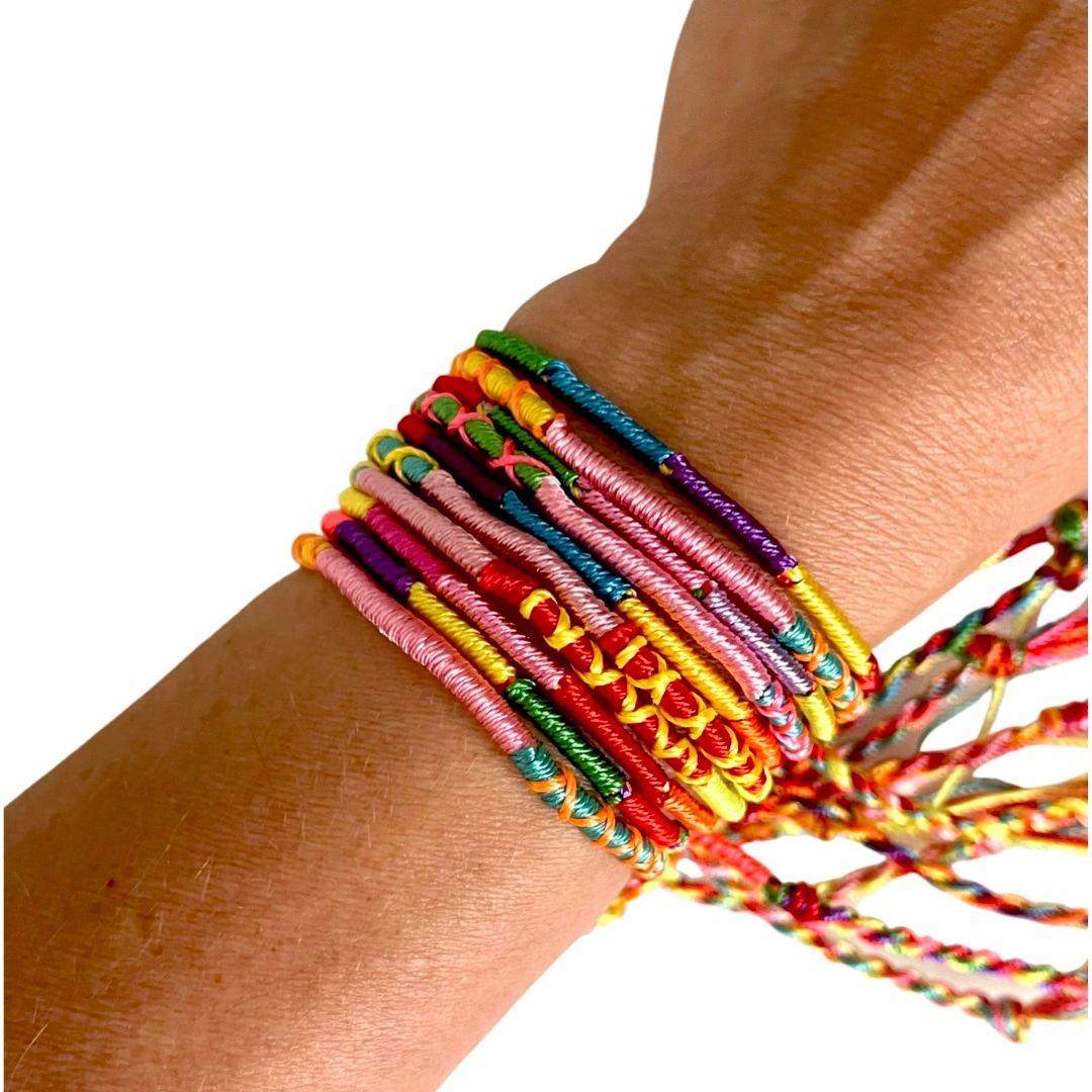 Neon Cords Bracelets - Anklets Set