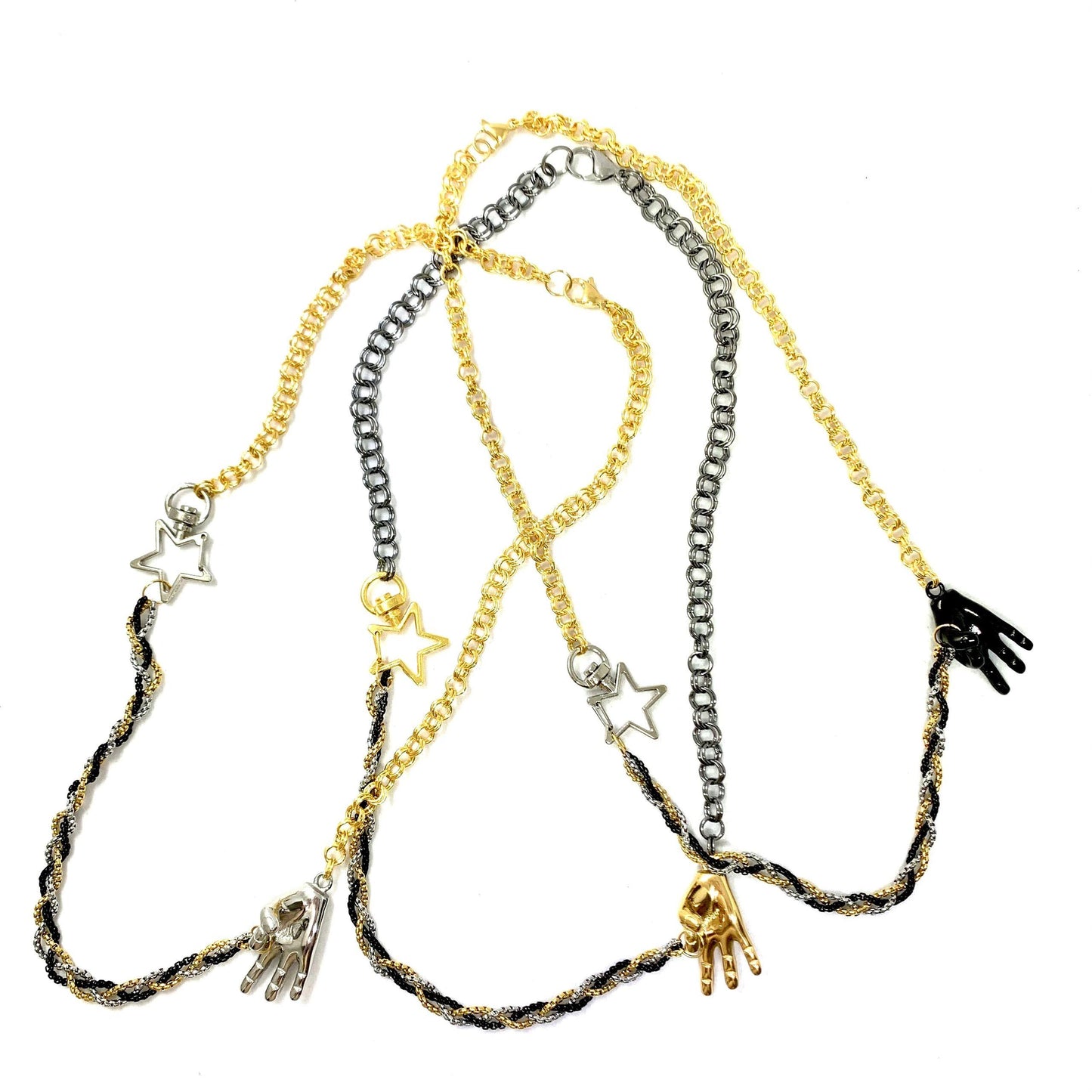 OK, All Good - Mixed Braided Necklace