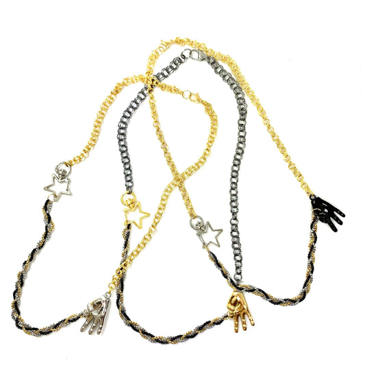 OK, All Good - Mixed Braided Necklace