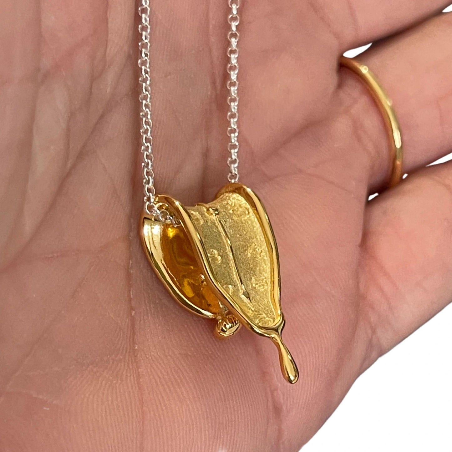 Melting Clocks Necklace