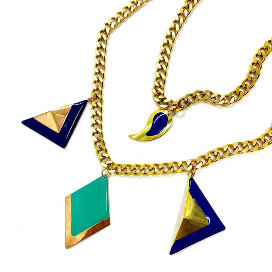 Geom Necklace - Double