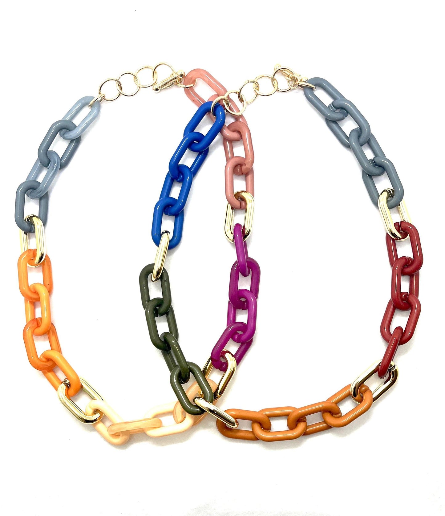 Weightless Acrylic Links Necklace