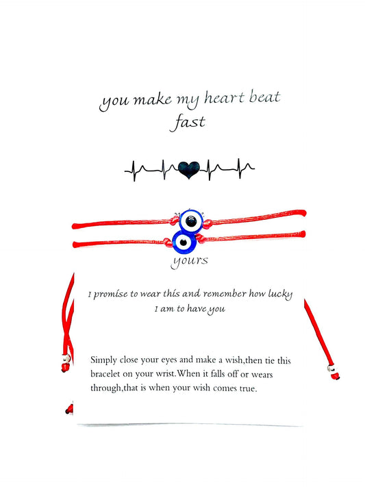 Red String Protection Bracelet Set