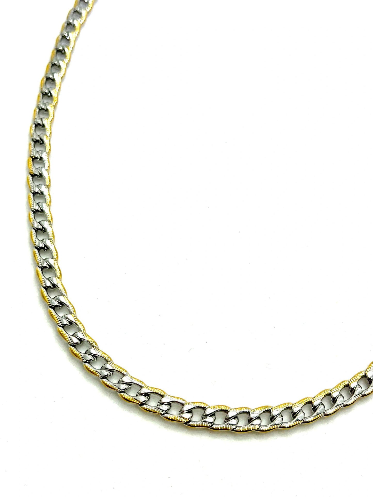 Two-Tone Stainless Steel Necklace