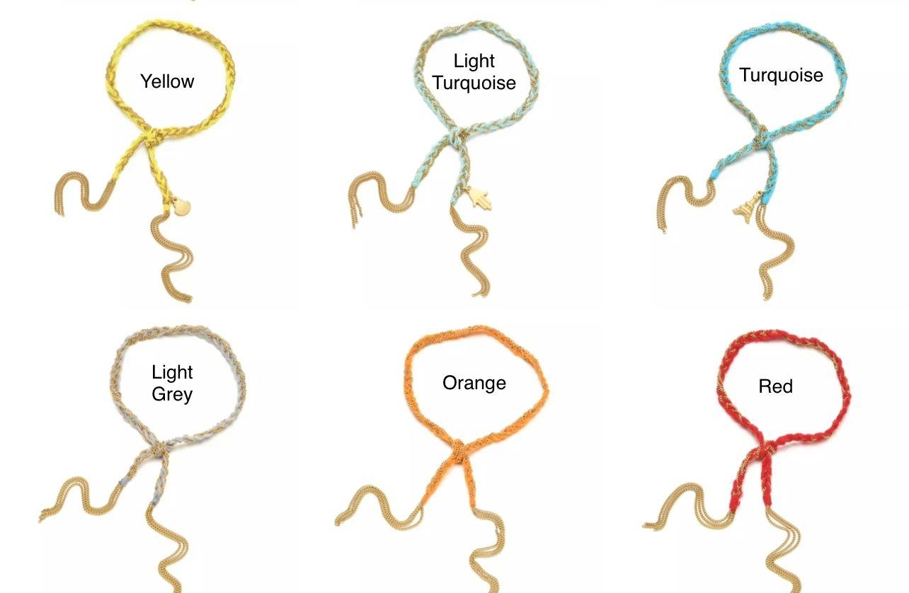 Elements Braided Golden Bracelet