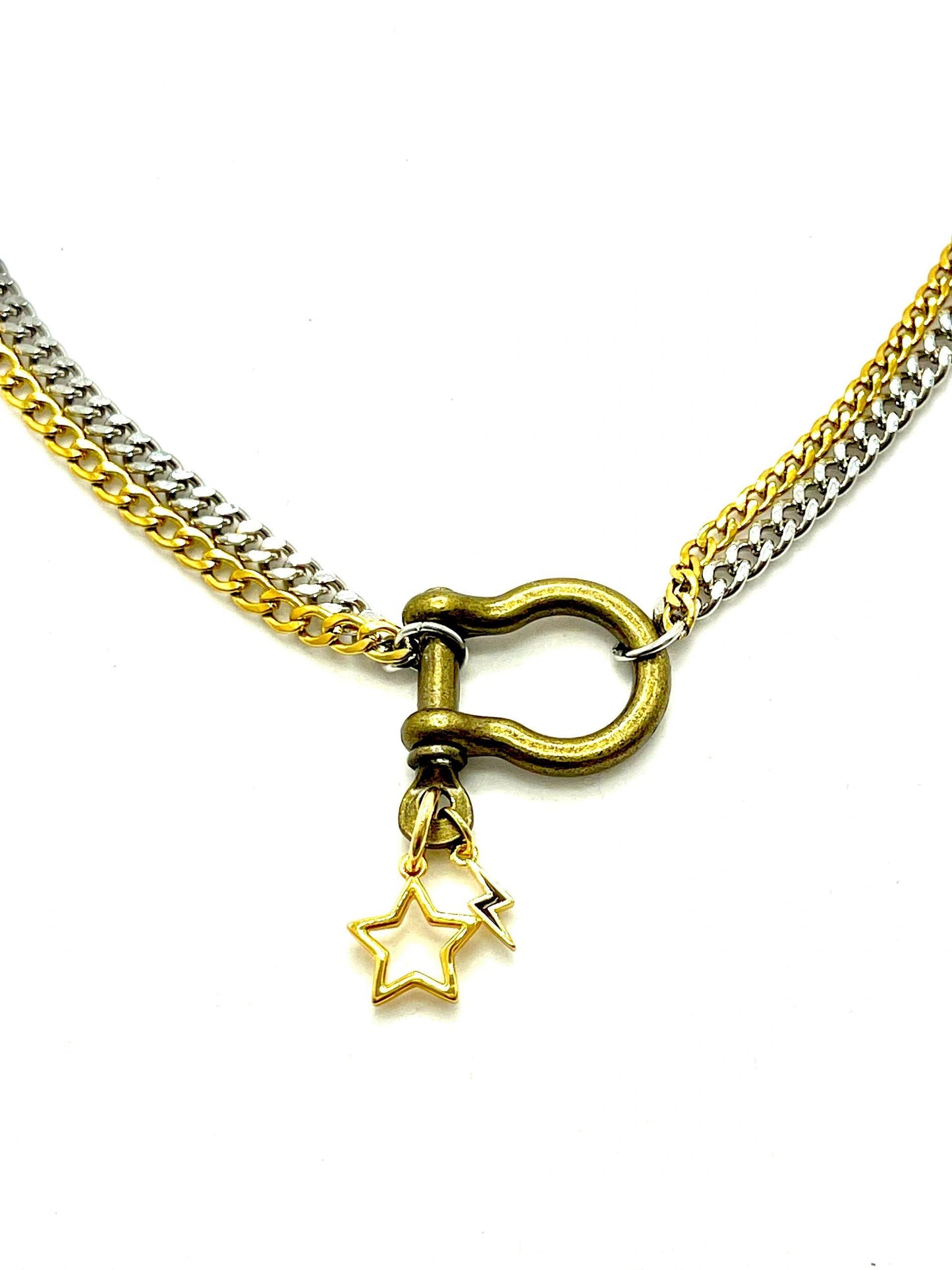 Life Anchor Double Necklace
