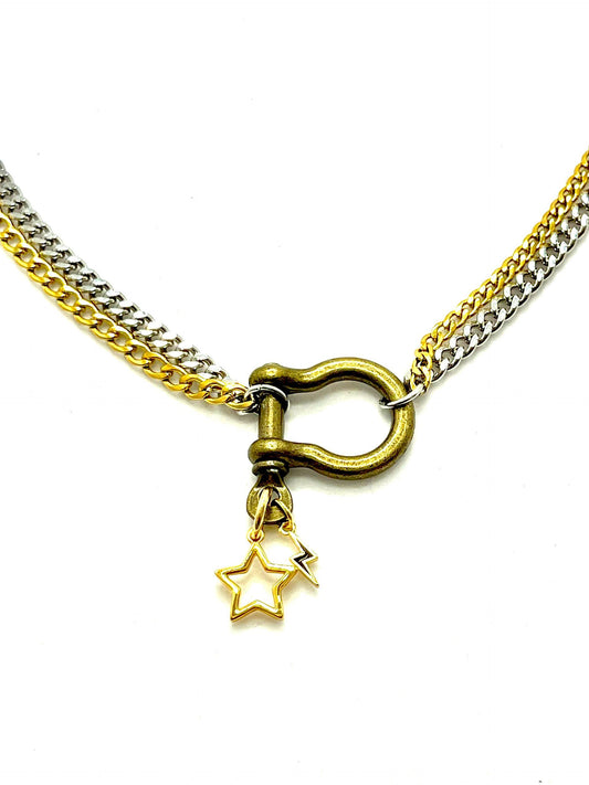 Life Anchor Double Necklace