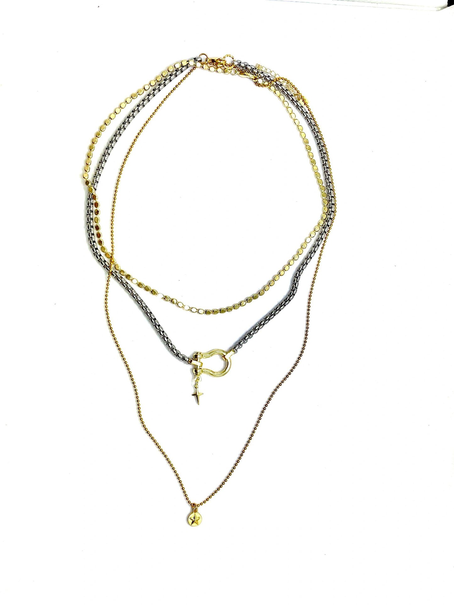 Life Anchor Necklace Set