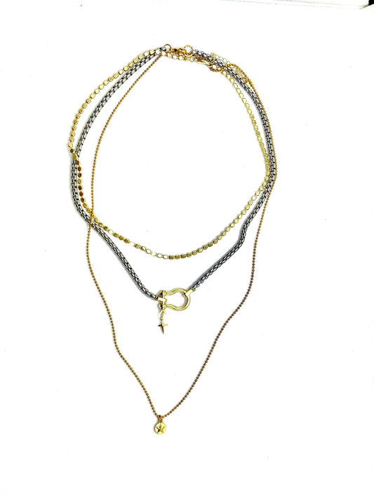 Life Anchor Necklace Set