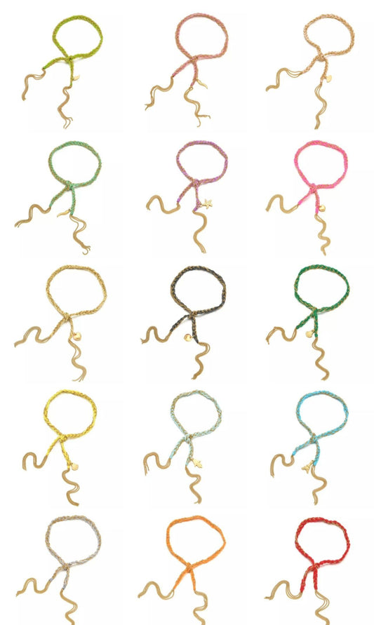 Elements Braided Golden Bracelet