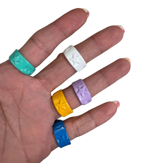 Colored Star Ring