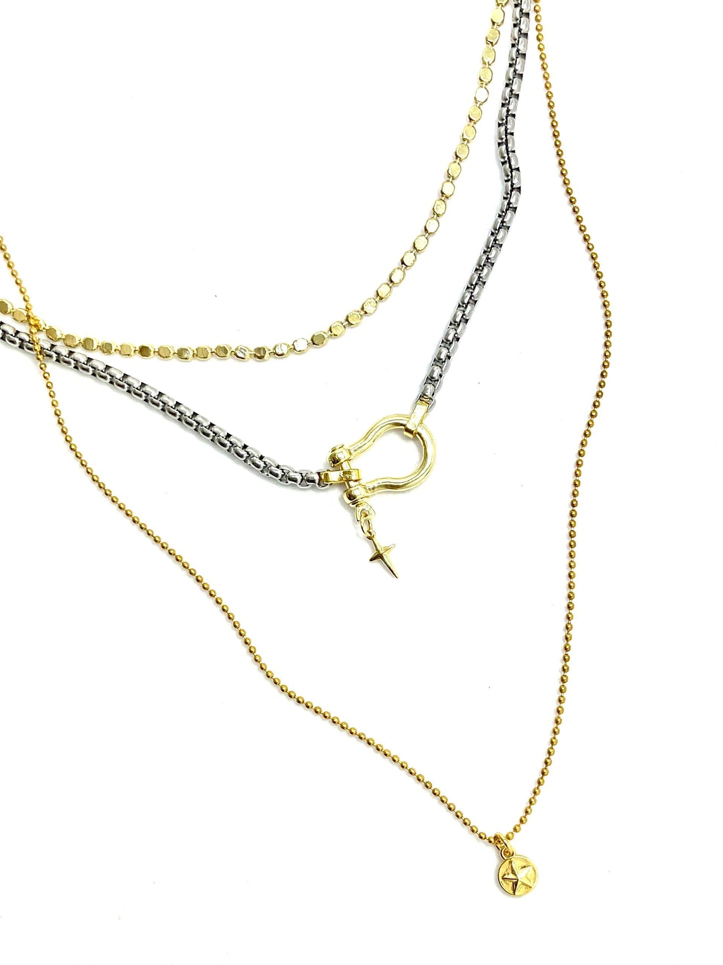 Life Anchor Necklace Set