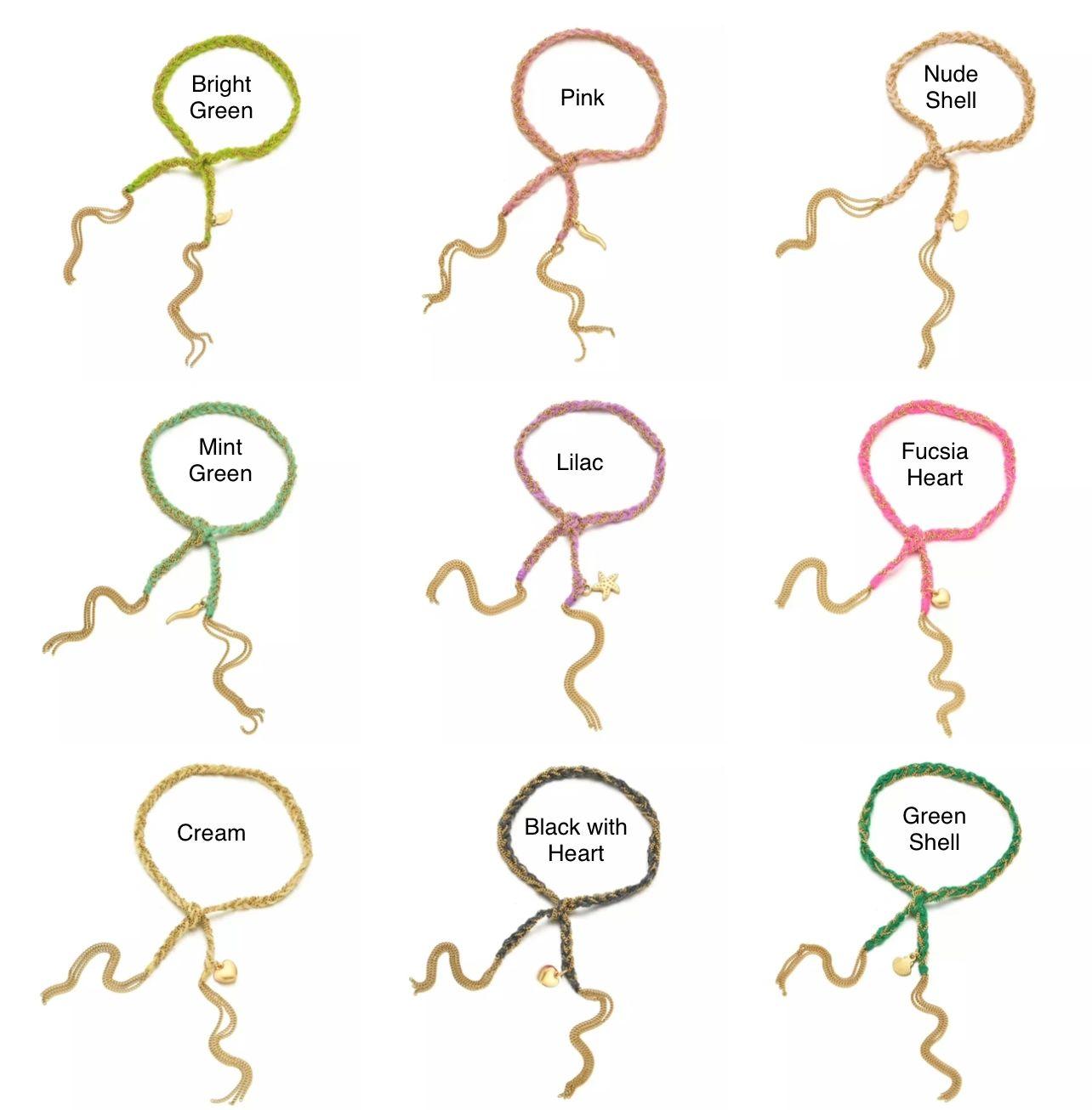 Elements Braided Golden Bracelet