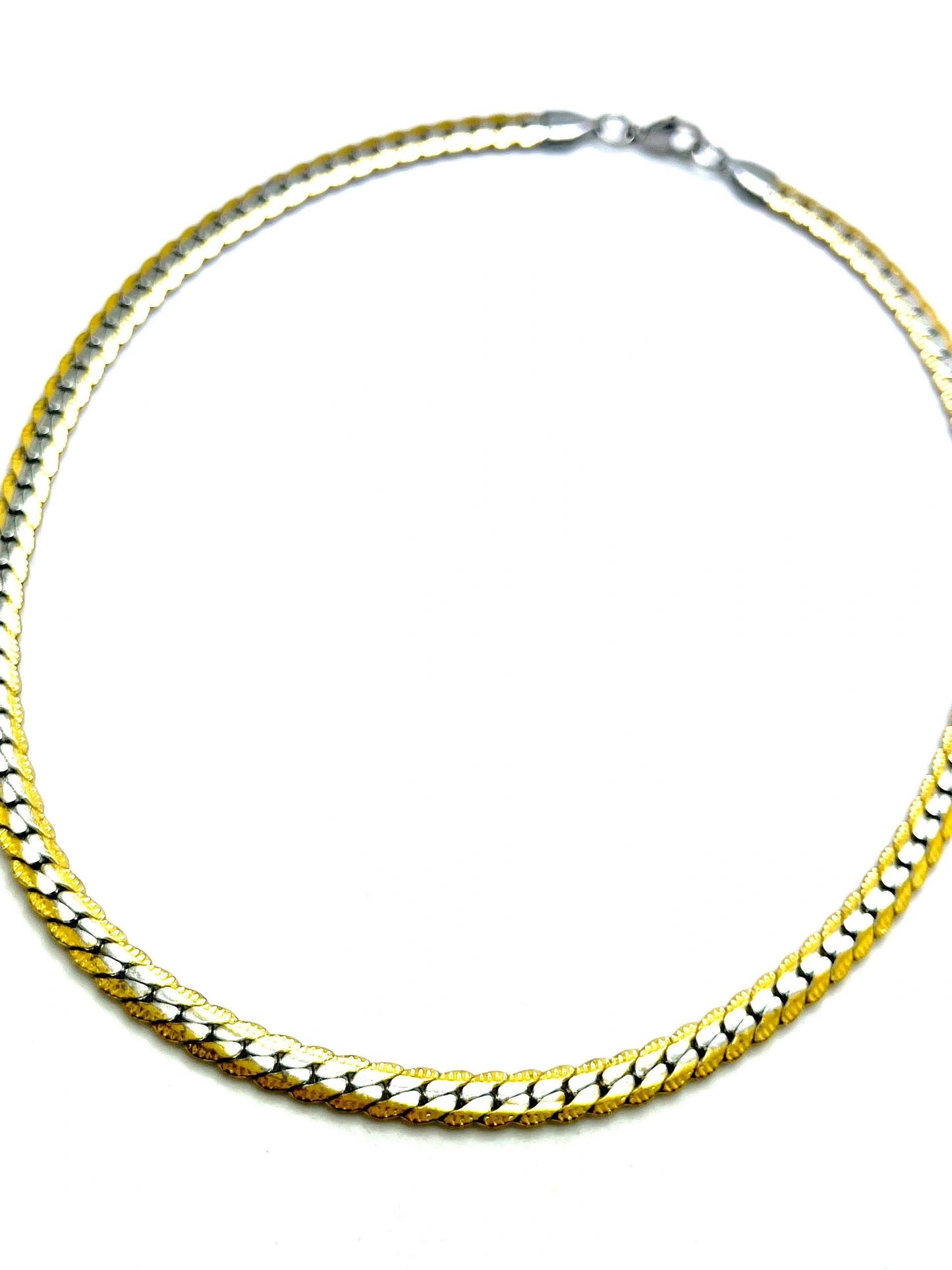 Two-Tone Stainless Steel Necklace