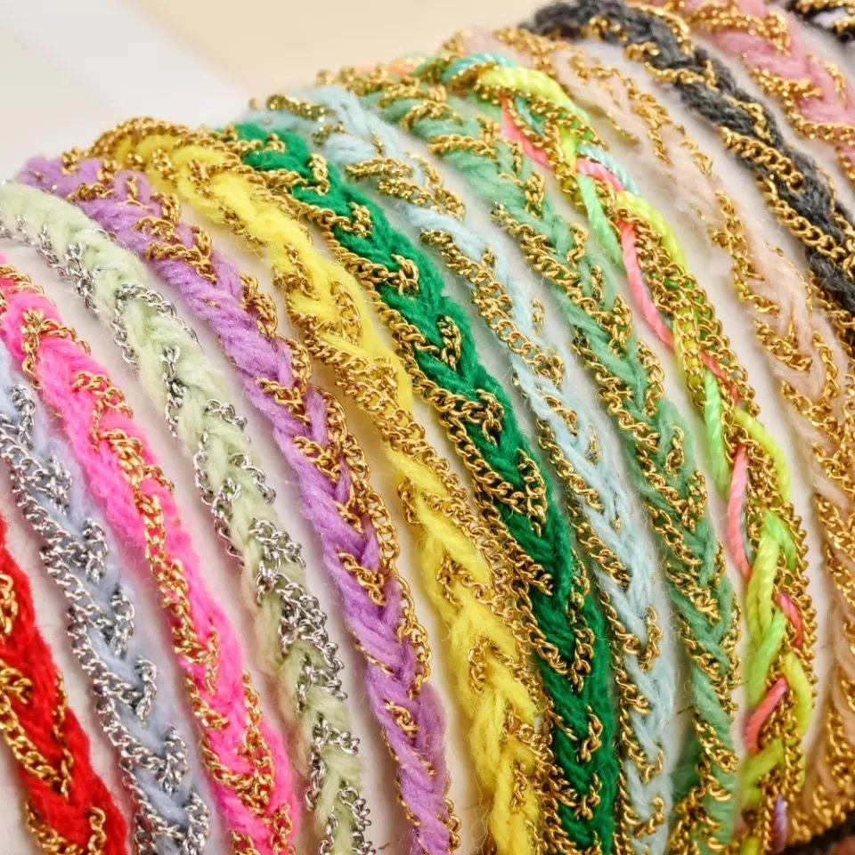 Elements Braided Golden Bracelet