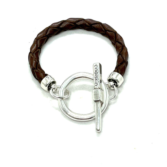Coolskin Brown Leather Bracelet