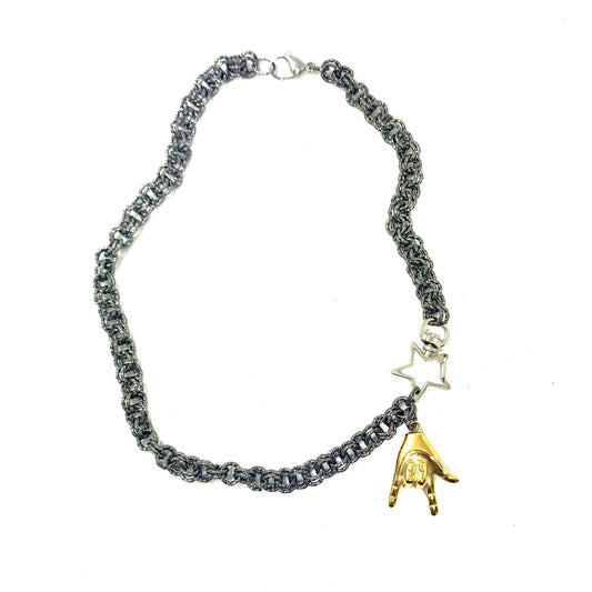 Love Star - Hand Gesture Necklace